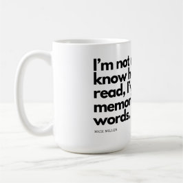 Caneca De Café Citação de Nick Miller