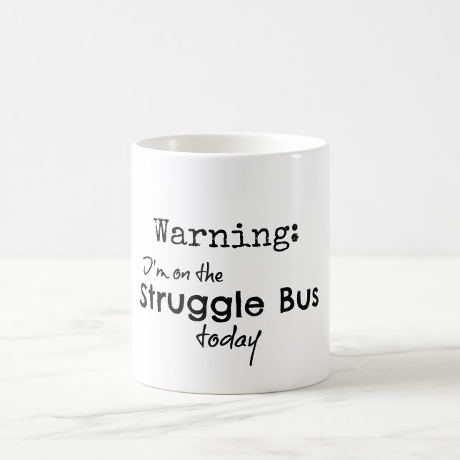 Caneca De Café Citação de Ônibus Engraçado (Centro)