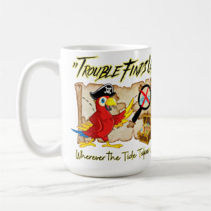 Caneca De Café citação de papagaio pirata