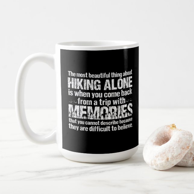 Caneca De Café Citação de Piso (Com Donut)
