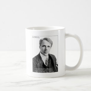 Caneca De Café Citação de Robert Frost "Caminho Percorrido" em Ca