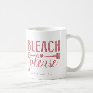 Caneca De Café Citação de Salão de Cabeleireiro Estilista 'Bleach