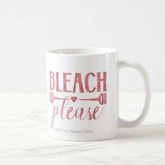 Caneca De Café Citação de Salão de Cabeleireiro Estilista 'Bleach