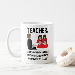Caneca De Café Citação de Volta às Aulas de Agradecimento ao Prof