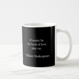 Caneca De Café Citação de William Shakespeare - Amor