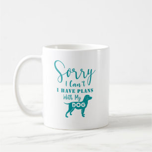 Caneca De Café Citação: Desculpe, Não Posso, Tenho Planos com Meu