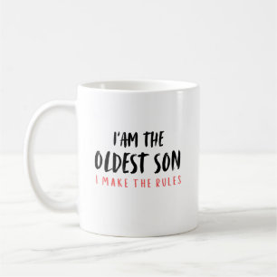 Caneca De Café Citação Divertida do Filho Mais Velho da Família