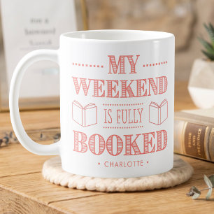 Caneca De Café Citação Divertida Para Amantes de Livros Personali