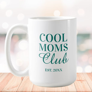 Caneca De Café Citação do Clube da Mãe Legal Personalizada Dia da