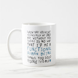 Caneca De Café Citação do Dia dos Pais Feliz