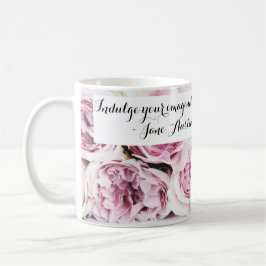 Caneca De Café Citação do Livro Orgulho & Preconceito de Jane Aus