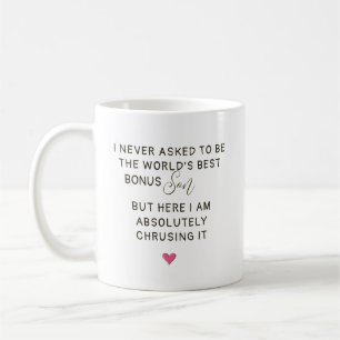 Caneca De Café Citação do Melhor Filho Bônus do Mundo