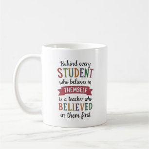 Caneca De Café Citação do Professor Que Acreditou Neles Primeiro