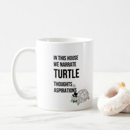 Caneca De Café Citação dos amantes da engraçada TURTLE