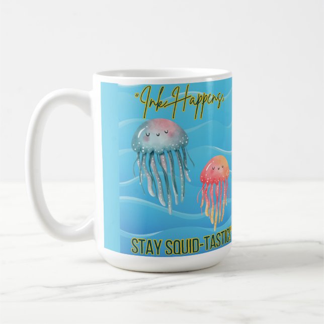 Caneca De Café citação dos animais oceanos (Esquerda)