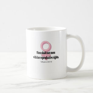 Caneca De Café Citação dos Direitos das Mulheres Engraçadas