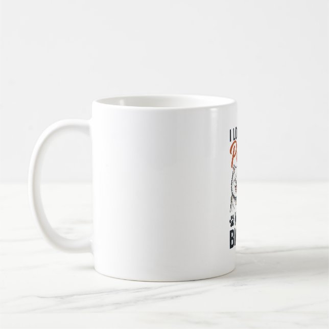 Caneca De Café Citação engraçada de amante de cães Vetor de grava (Esquerda)