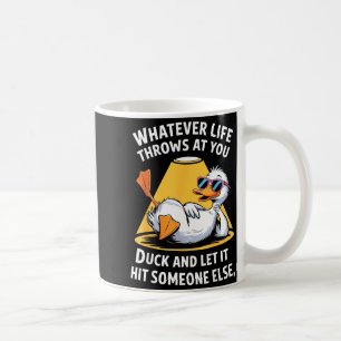 Caneca De Café Citação engraçada de amante de pato para homens mu