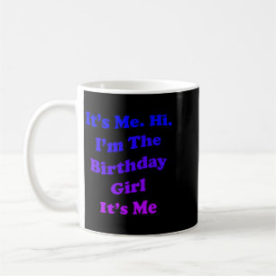 Caneca De Café Citação engraçada de aniversário de mulheres para
