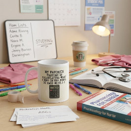 Caneca De Café Citação engraçada de calculadora de exame final pa