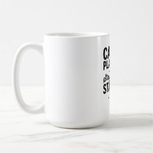 Caneca De Café Citação engraçada de gato preguiçoso Cancelar plan