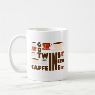 Caneca De Café citação engraçada de gêmeos