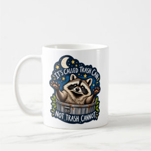 Caneca De Café Citação Engraçada de Guaxinim Humor Sarcástico d