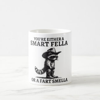 Caneca De Café Citação Engraçada de Guaxinim Você é um Cara Intel