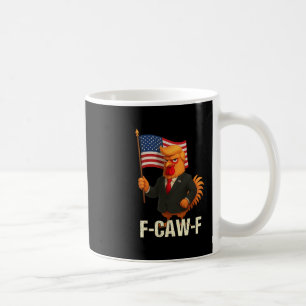 Caneca De Café Citação engraçada de humor de frango meme de galo