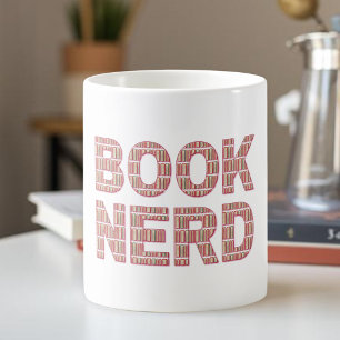 Caneca De Café Citação engraçada de nerd de livro lendo café