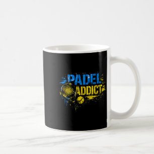 Caneca De Café Citação engraçada de viciado em padel