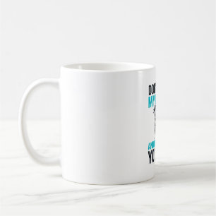 Caneca De Café Citação engraçada do Pitbull, desenho de cachorro