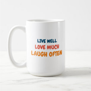 Caneca De Café citação engraçada e positiva que inspira o amor na