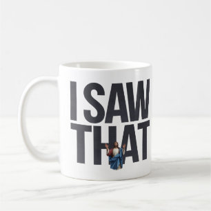 Caneca De Café Citação Engraçada Jesus Meme Eu Vi Isso Cristão