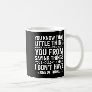 Caneca De Café Citação Engraçada Sarcástica Sem Filtro Dizendo Co