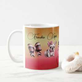 Caneca De Café Citação fantasma do Gato Kisses Hallloween Bulldog