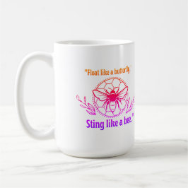 CANECA DE CAFÉ CITAÇÃO FEDER COMO UMA ABELHA