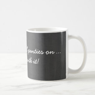 Caneca De Café Citação humorística no quadro