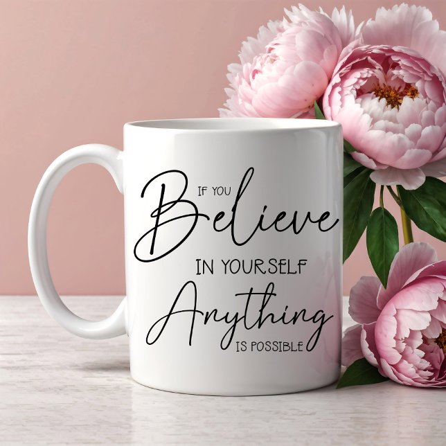 Caneca De Café Citação inspiradora (Criador carregado)