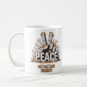 Caneca De Café Citação Inspiradora de Vintage com Flor de Pedra d