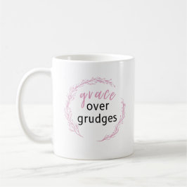 Caneca De Café Citação Inspiradora Graça Sobre Rancores