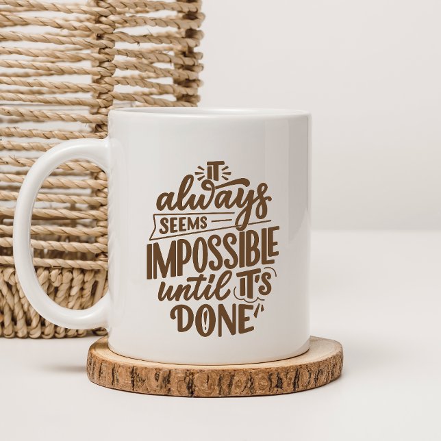 Caneca De Café Citação Inspiradora Mentalidade Positiva  (Criador carregado)