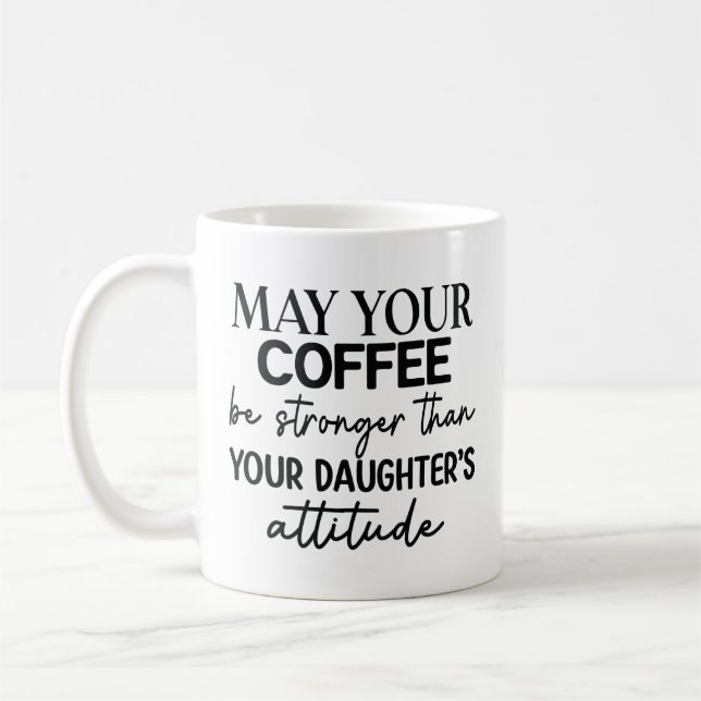 Caneca De Café Citação Inspiradora sobre Café e Parentalidade (Esquerda)