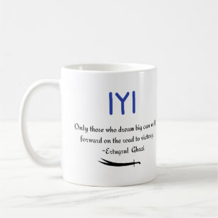 Caneca De Café Citação Kayi Ertugrul Ghazi sobre a vitória