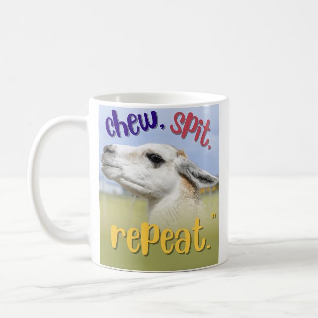 CANECA DE CAFÉ CITAÇÃO LLAMA (Esquerda)