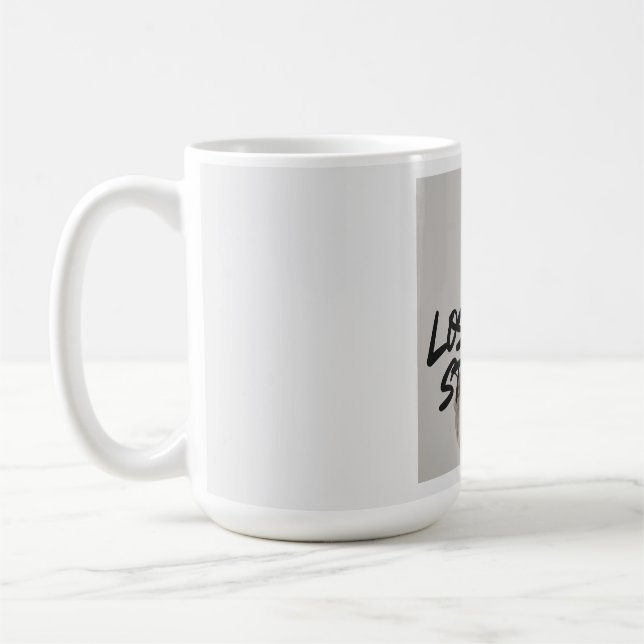 Caneca De Café Citação Mínima de Moda (Esquerda)