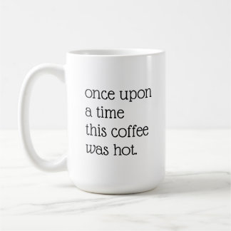 Caneca De Café Citação minimalista de humor sarcástico sobre café