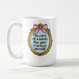 Caneca De Café Citação Motivacional Feminina Amor Próprio