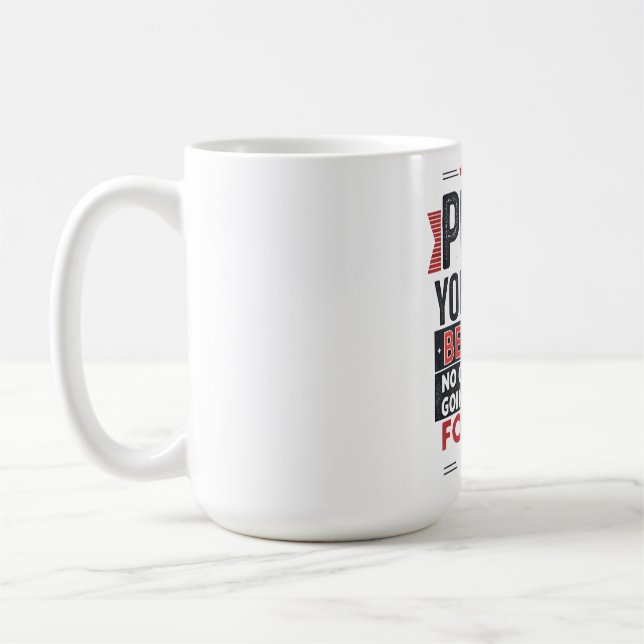 Caneca De Café Citação Motivacional para se Impulsionar  (Esquerda)