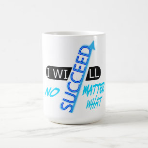 Caneca De Café Citação Motivacional Vou Ter Sucesso Não Importe O